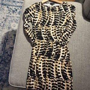 TopShop brand midi dress